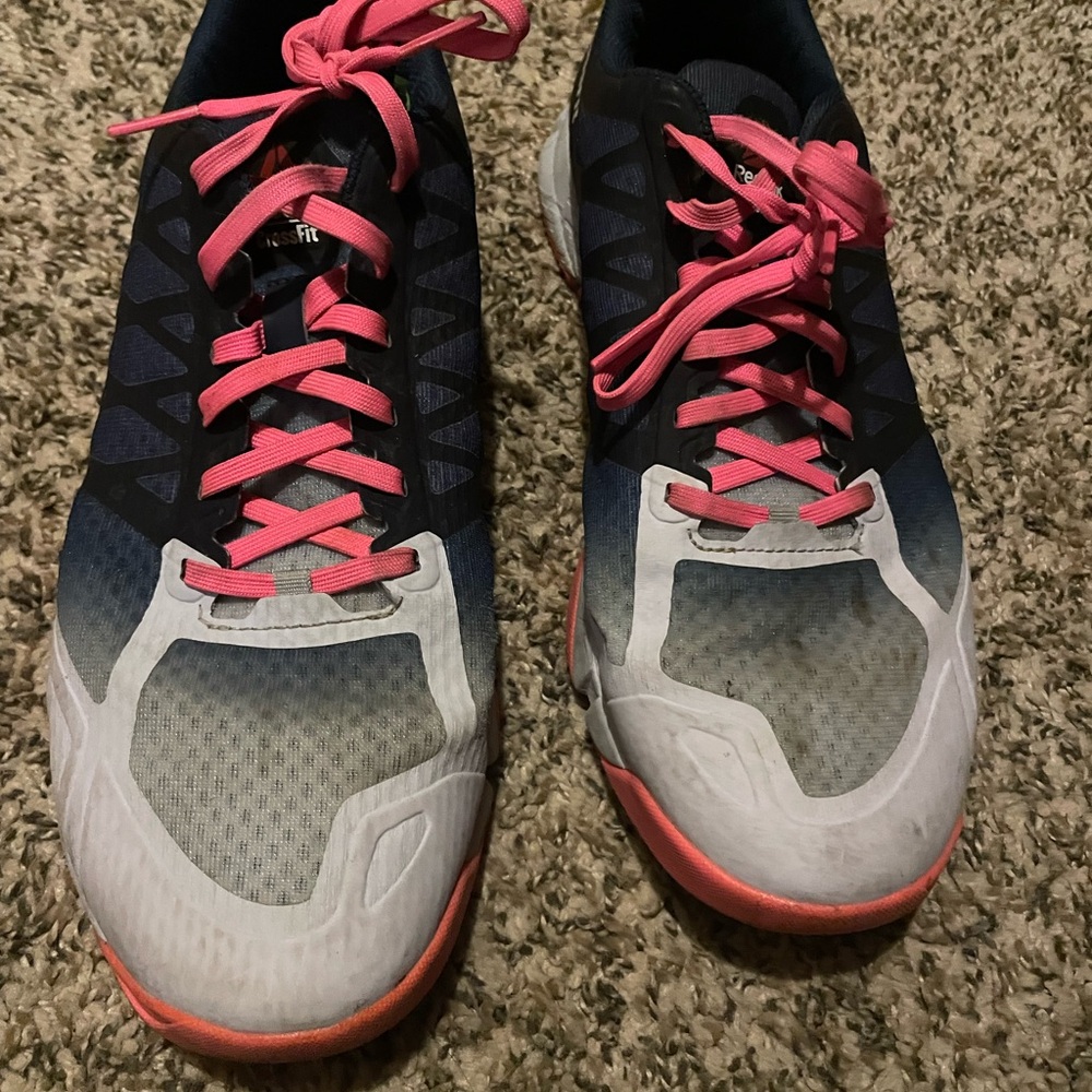 Women's Reebok CrossFit shoe. Athletic Shoes with Pink Accents